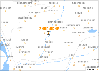 map of Zhaojiahe