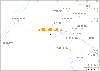 map of Zhaojialing