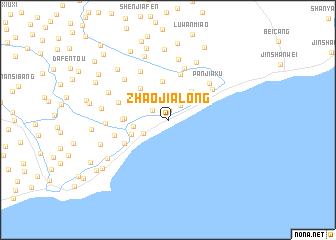 map of Zhaojialong