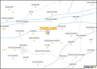 map of Zhaojian