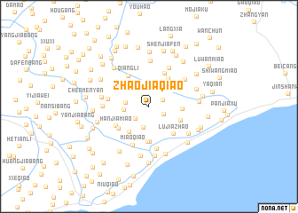 map of Zhaojiaqiao
