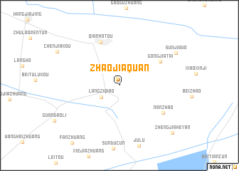 map of Zhaojiaquan