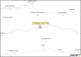 map of Zhaojiatai