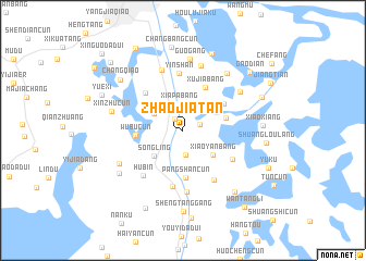 map of Zhaojiatan