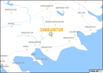 map of Zhaojiatun