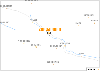 map of Zhaojiawan