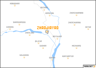 map of Zhaojiayao