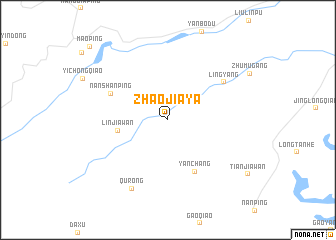 map of Zhaojiaya