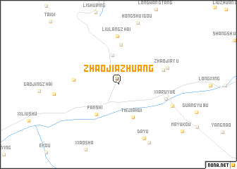 map of Zhaojiazhuang