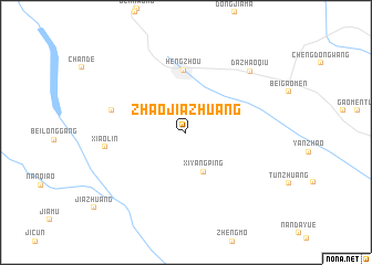 map of Zhaojiazhuang