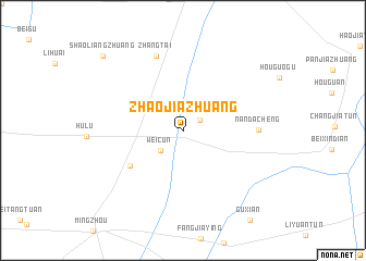 map of Zhaojiazhuang