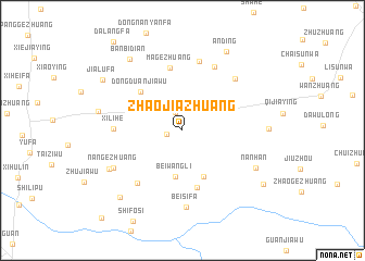 map of Zhaojiazhuang