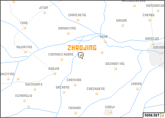 map of Zhaojing