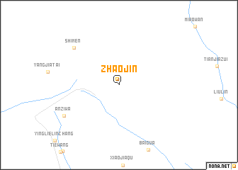 map of Zhaojin