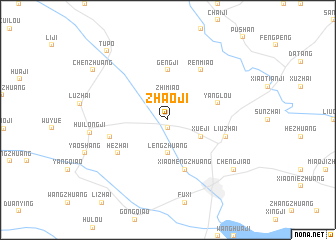 map of Zhaoji