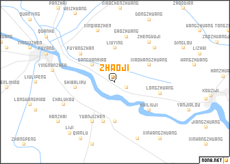 map of Zhaoji