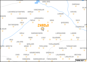 map of Zhaoji