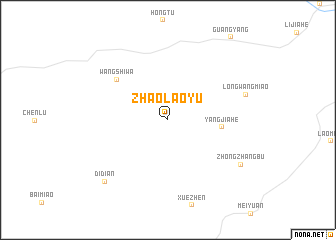 map of Zhaolaoyu