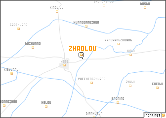 map of Zhaolou