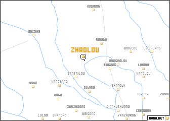 map of Zhaolou