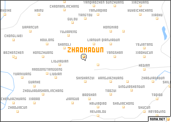 map of Zhaomadun