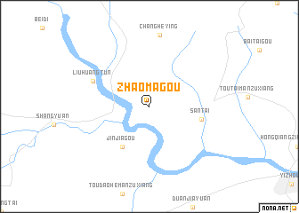 map of Zhaomagou
