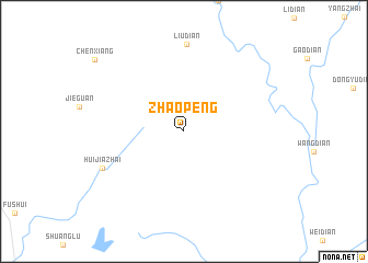 map of Zhaopeng