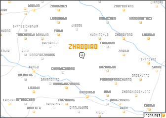 map of Zhaoqiao