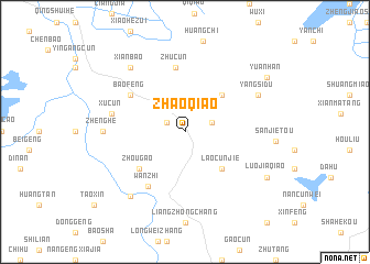 map of Zhaoqiao