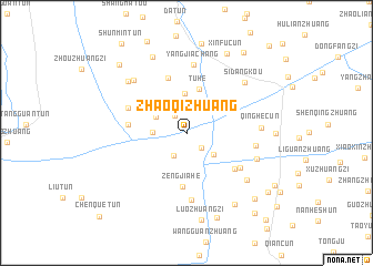 map of Zhaoqizhuang