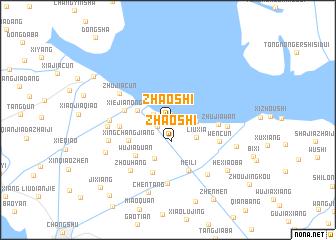 map of Zhaoshi