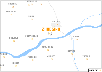 map of Zhaosiwu
