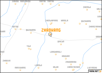 map of Zhaowang