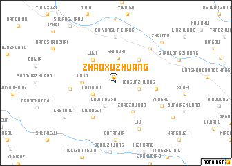 map of Zhaoxuzhuang