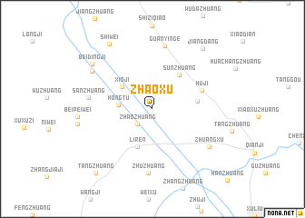 map of Zhaoxu