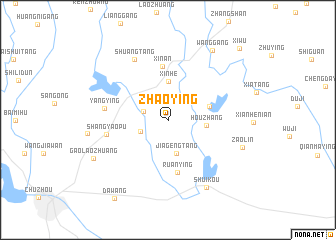 map of Zhaoying