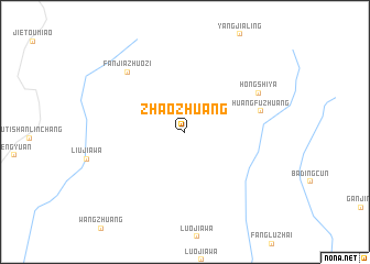 map of Zhaozhuang