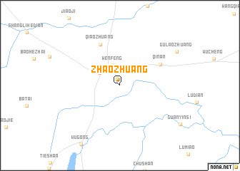 map of Zhaozhuang