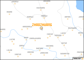 map of Zhaozhuang