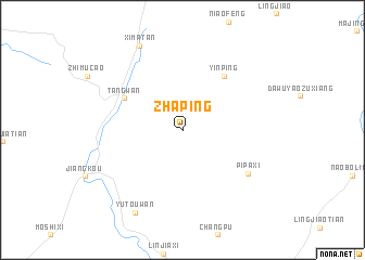 map of Zhaping