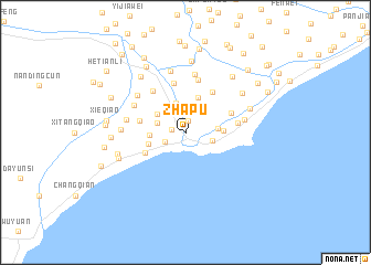 map of Zhapu