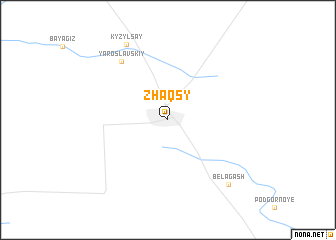 map of Zhaqsy