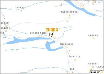 map of Zhara