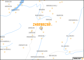 map of Zhar Bāzār