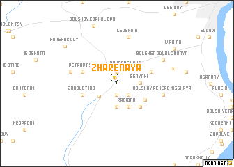 map of Zharenaya