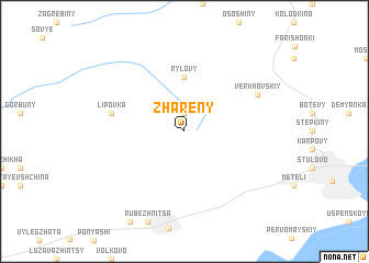 map of Zhareny