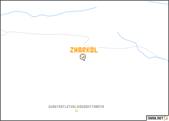 map of Zharkolʼ