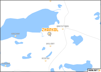 map of Zharkolʼ