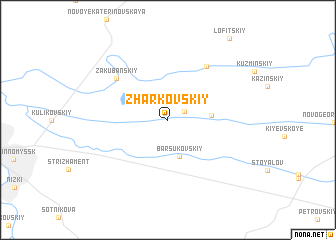 map of (( Zharkovskiy ))