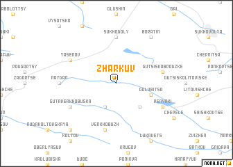 map of Zharkuv